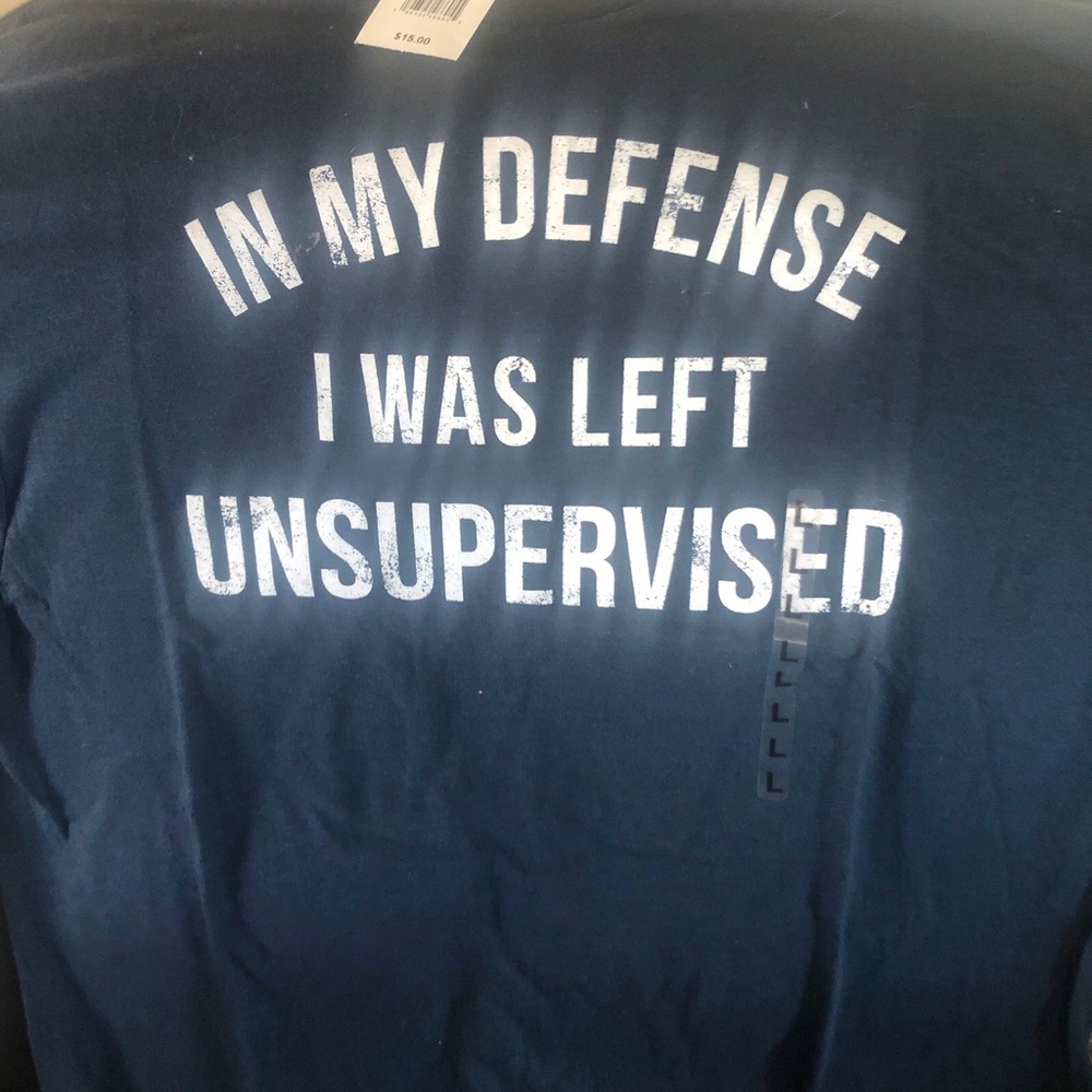 h:ours Navy Blue Graphic Tee